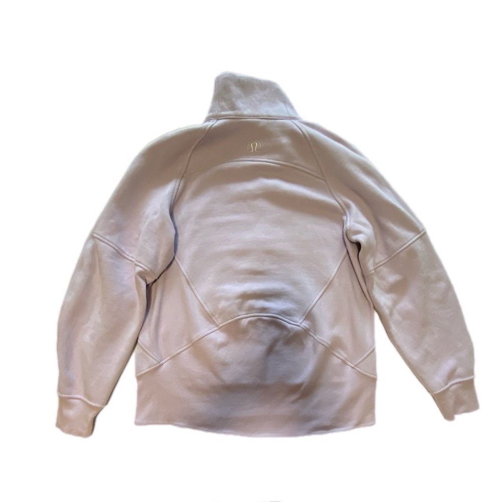 Lululemon Scuba Oversized Funnel-neck Half Zip Long Lilac Ether XS/S - Picture 12 of 14